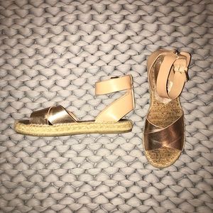 Rose Gold Espadrilles